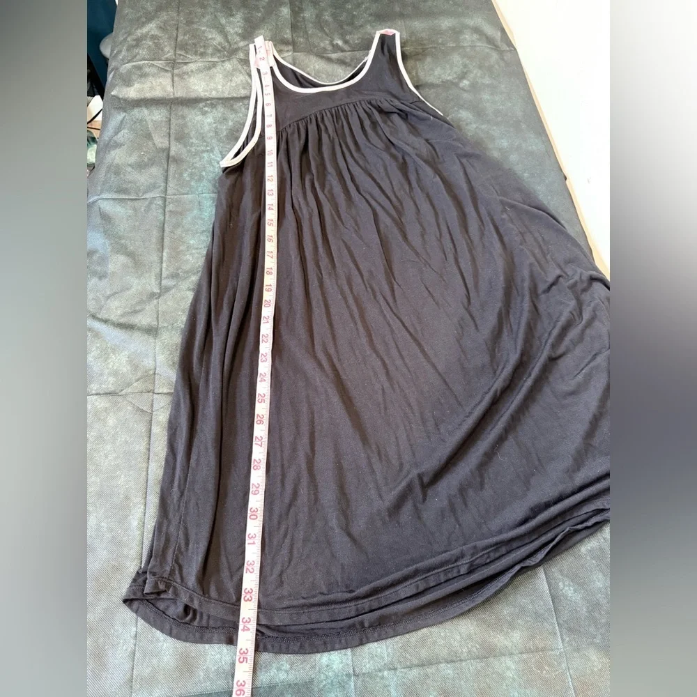 🔥Kate Spade Women’s Black Tank Dress with Pink Trim Size S EC🔥